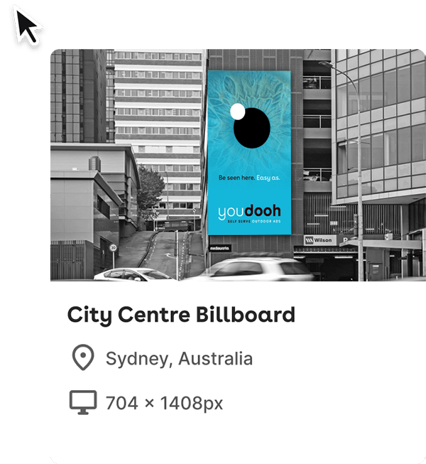 portrait digital billboard screen